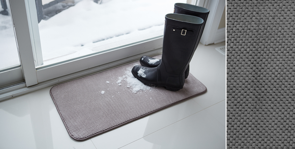 Luxe Plush Boot Drying Mat - (Charcoal)