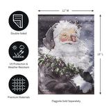 Garden Flag - Santa in the Winter