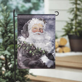 Garden Flag - Santa in the Winter