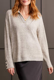 Top - Brushed Knit with Rib Combo