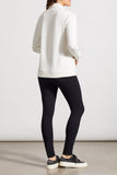 Top - Funnel Neck with Pockets (Cream)