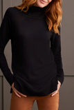 Sweater - Raglan Sleeve Cowl Neck (Black)