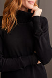 Sweater - Raglan Sleeve Cowl Neck (Black)