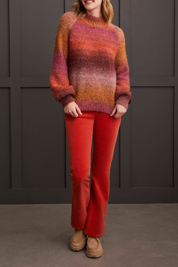 Sweater - Ombre Mock Neck