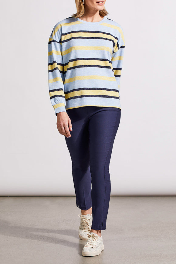 Top - Stripe Crew Neck