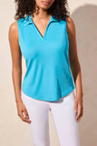 Top - Polo Sleeveless (Cerulean)