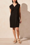 Dress - Sleeveless Hooded (Black)