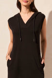 Dress - Sleeveless Hooded (Black)