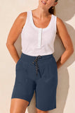Short - Pull On with Drawcord (Deep Blue)