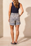 Short - Pleat Front Pull On