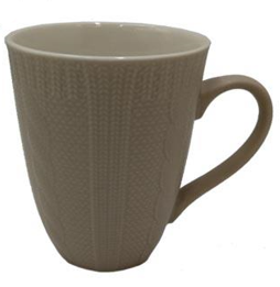 Mug - Cable Knit Taupe