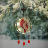 Wind Spinner - Solar Glass Cardinal