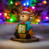 Reindeer Decor - With LED Present