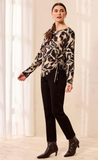 Top - Ultra Soft Long Sleeve Crew Neck with Ruching