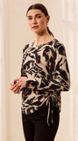Top - Ultra Soft Long Sleeve Crew Neck with Ruching