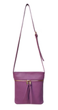 Messenger Bag - With Tassels (Purple)