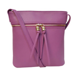 Messenger Bag - With Tassels (Purple)