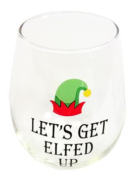 Wine Glass - Let's Get Elfed Up