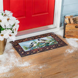 Switch Mat - Sassafras Winter Chickadee Friends