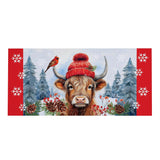 Switch Mat - Sassafras Bundled Up Highland Cow
