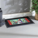 Switch Mat - Sassafras Snowman with Cardinal Friend