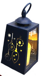 Lantern - LED with Timer (Blue)