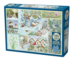 Puzzle - Garden Birds in Winter