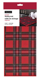 Drying Mat - Holiday Plaid