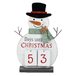 Christmas Countdown - Snowman with Top Hat