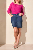 Skort - Pull On Denim