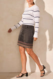 Skort - Audrey Pull On with Embroidery