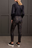 Ankle Pant - Audrey Bronze Foil Print