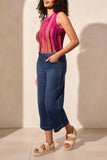 Jeans - Audrey Pull-On Cropped Wide Leg