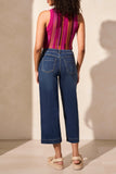 Jeans - Audrey Pull-On Cropped Wide Leg