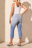 Jean - Audrey Crop Mid Rise Ombre