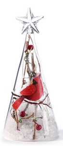 Christmas Tree - LED with Cardinals (Small)