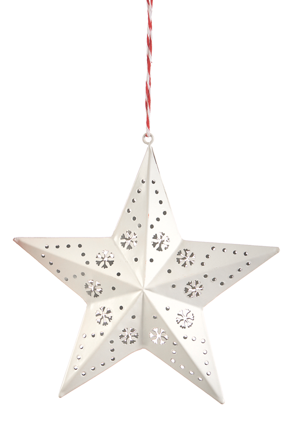 Ornament - Star (White)