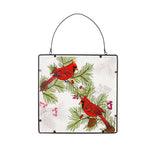 Wall Art - Stained Glass Winter Cardinal