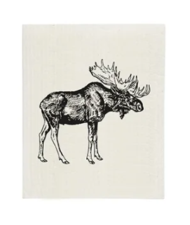Swedish Dishcloth - Moose