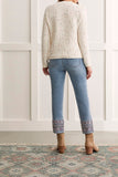 Sweater - Textured Knit Crewneck