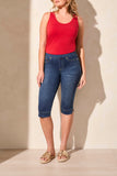 Capri - Audrey Pull On Denim