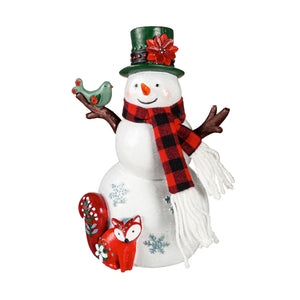 Snowman Decor - With Fox