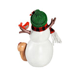 Snowman Decor - With Squirrel