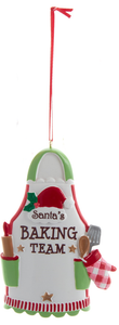 Ornament - Apron Santa's Baking Team