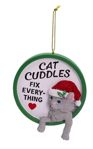 Ornament - Cat Cuddles Fix Everything