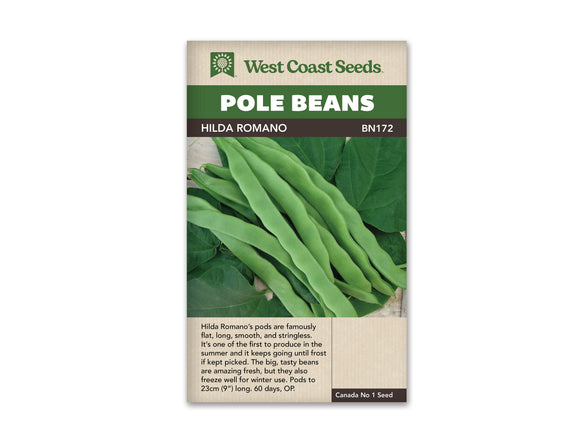 Beans - Hilda Romano Pole (Seeds)