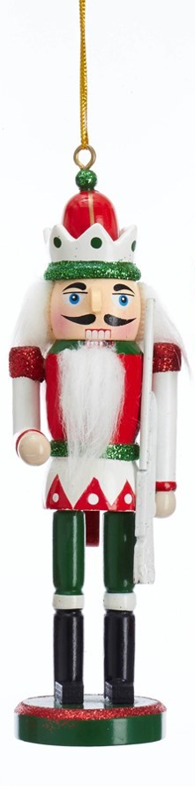 Ornament - Nutcracker with White Hat