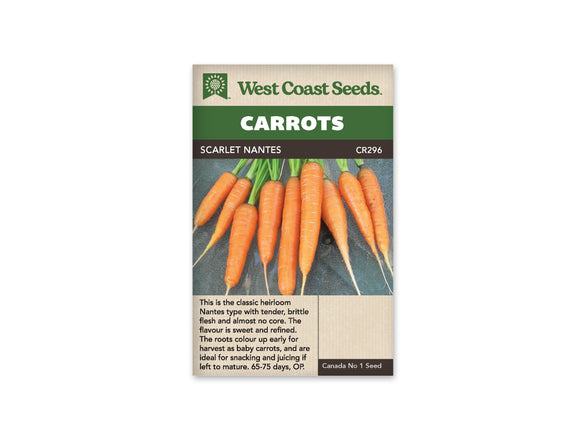 Carrots - Scarlet Nantes (Seeds)