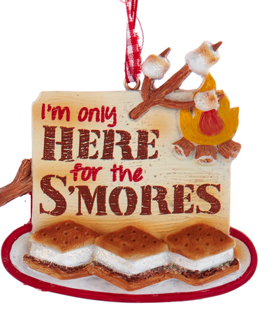 Ornament - Here for the S'Mores