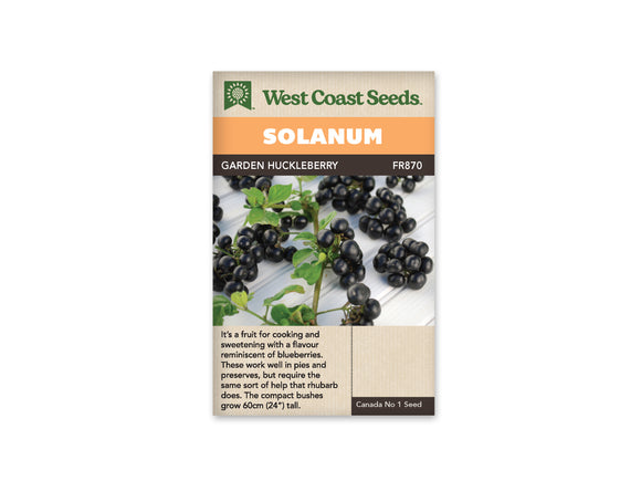 garden huckleberry seeds Solanum